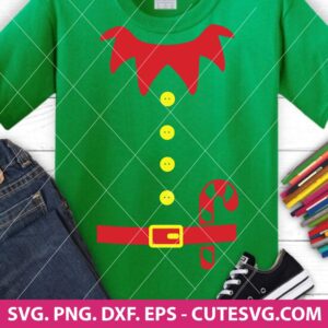 Christmas Elf Costume SVG