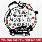 Christmas Vacation SVG Clark Griswold SVG Family Car Tree Jolliest Bunch Quote Cousin Eddie SVG PNG DXF EPS Cut File for Cricut, Silhouette