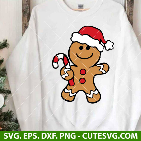 Christmas Gingerbread Man SVG