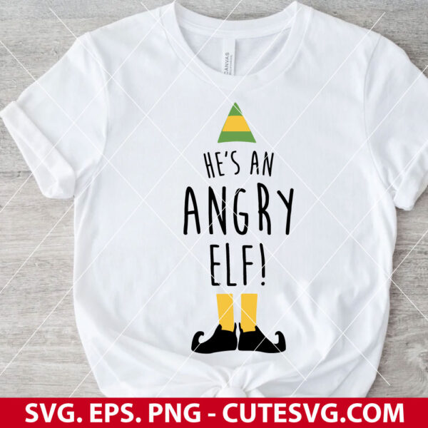 Hes An Angry Elf SVG