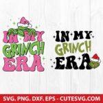 In My Grinch Era SVG Funny Grinch Face SVG Retro Grinch SVG Holiday SVG Christmas SVG Xmas SVG PNG DXF EPS Cut Files for Cricut