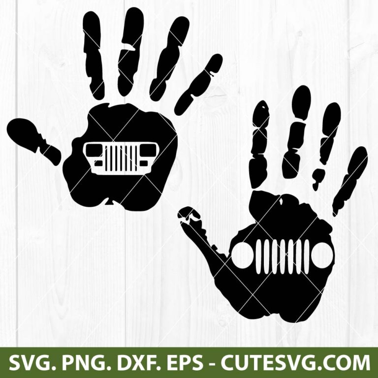 Jeep Wave Svg Bundle Jeep Wave Hand Svg Png Dxf Eps Cut Files For Cricut And Silhouette Instant