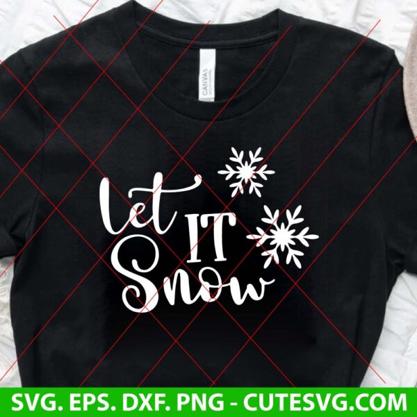 Let It Snow SVG