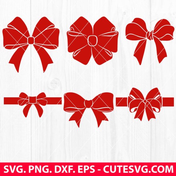 Christmas Bow SVG