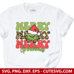 Merry Grinchmas SVG, Dr. Seuss SVG, Grinch SVG, Grinchmas SVG, PNG, DXF, EPS, Cut Files for Cricut and Silhouette, Digital Download