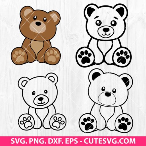 Teddy Bear SVG Bundle