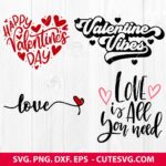 Valentines Day SVG, Happy Valentines Day Heart SVG, Funny Valentine SVG, Love SVG, Happy Valentine Vibes T-shirt, PNG, DXF, EPS, Cut Files
