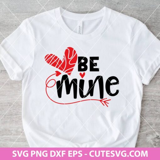 Be Mine Heart SVG