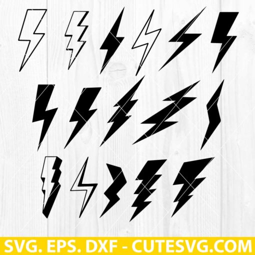 Lightning Bolt SVG Bundle