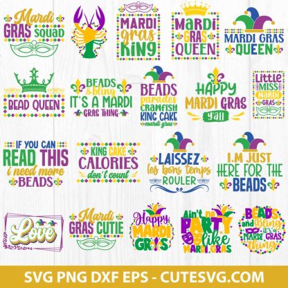 Mardi Gras SVG Bundle