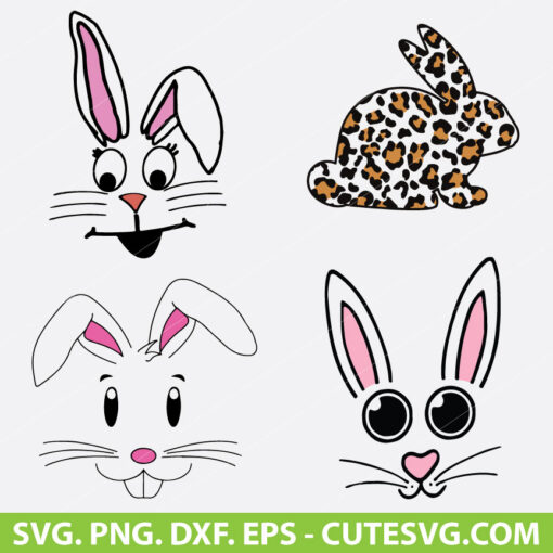 Bunny Face SVG