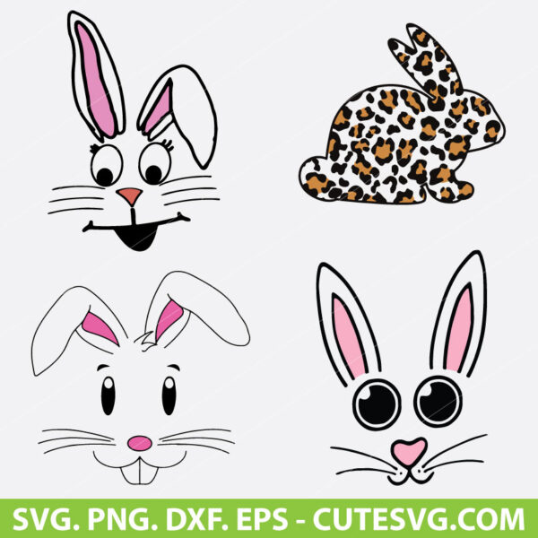 Bunny Face SVG