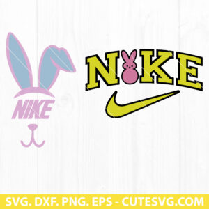 Nike Easter Rabbit Bunny SVG Bundle