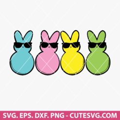Cute Peeps Easter SVG Design