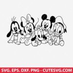 Mickey & Friends SVG, Mickey and Friends SVG, Mickey Squad SVG, Minnie Donald Goofy SVG, PNG, DXF, EPS, Cut Files for Cricut and Silhouette Digital Download