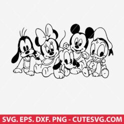 Mickey & Friends SVG