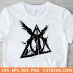 Harry Potter The Deathly Hallows SVG PNG DXF ePS Cut Files for cricut and Silhouette Digital Download