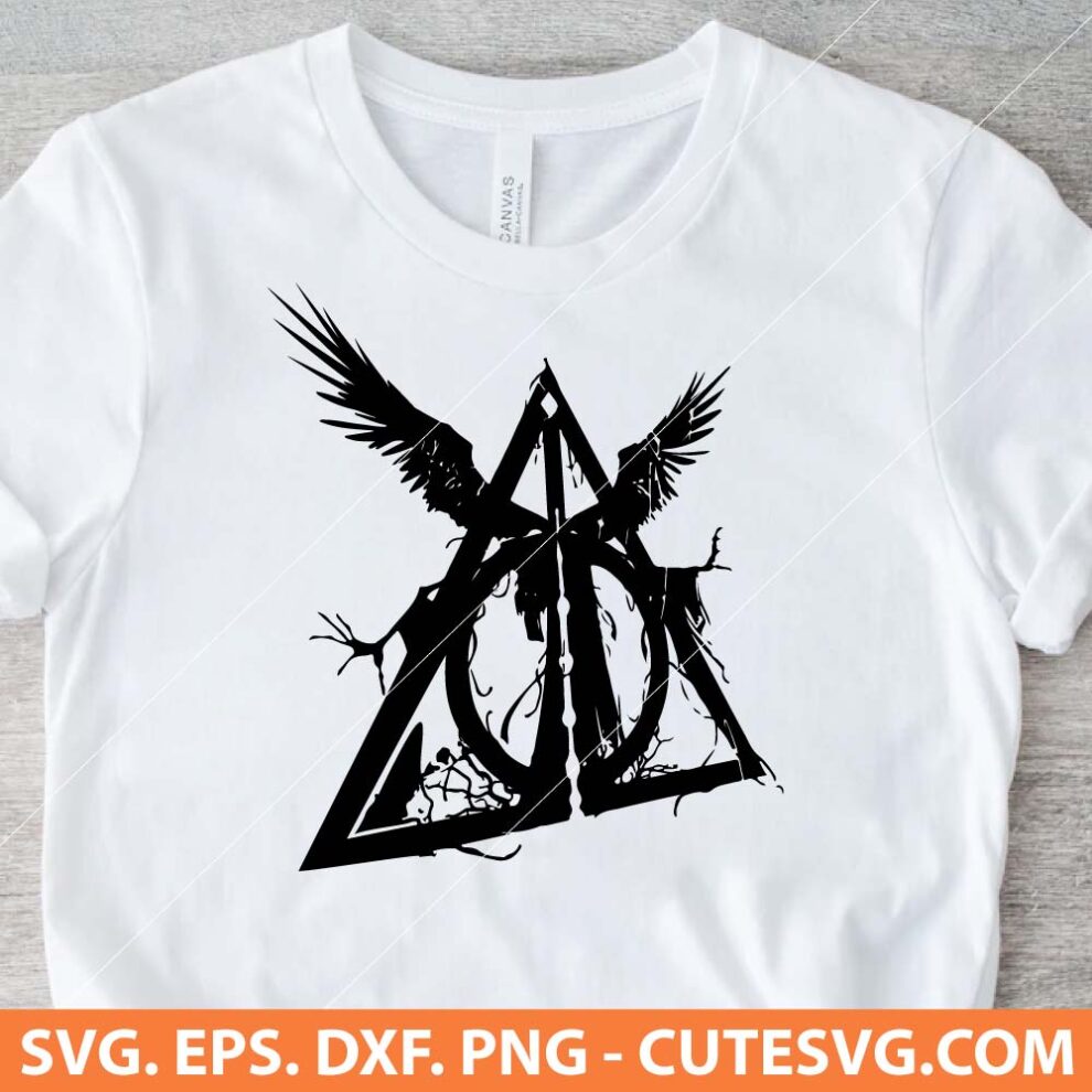 Harry Potter The Deathly Hallows SVG PNG DXF ePS Cut Files