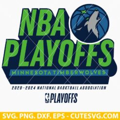 2024 NBA Playoffs Minnesota Timberwolves SVG