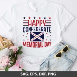 Happy Confederate Memorial Day SVG