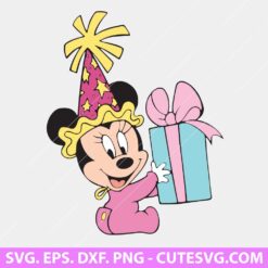Cute Mickey Mouse Birthday Svg