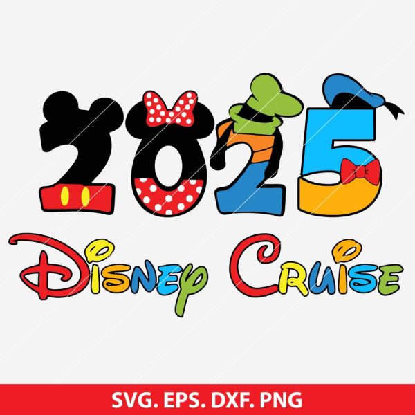 Disney Cruise 2025 SVG