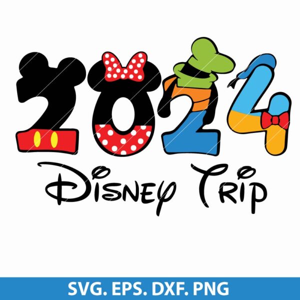 Disney Trip 2024 SVG Disney Family Vacation 2024 SVG