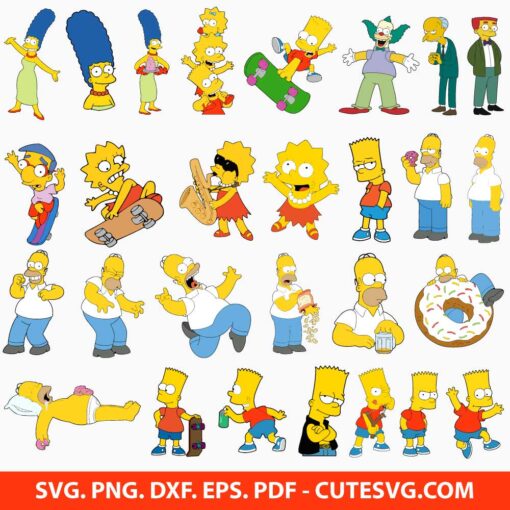 The Simpsons SVG