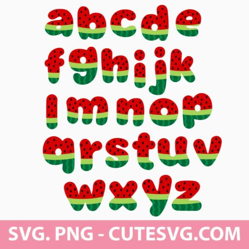 Watermelon Font Svg