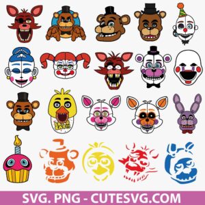 Five Nights Freddy SVG Bundle