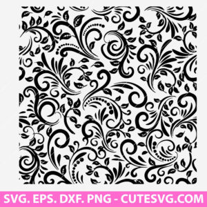 Tooled leather SVG seamless pattern