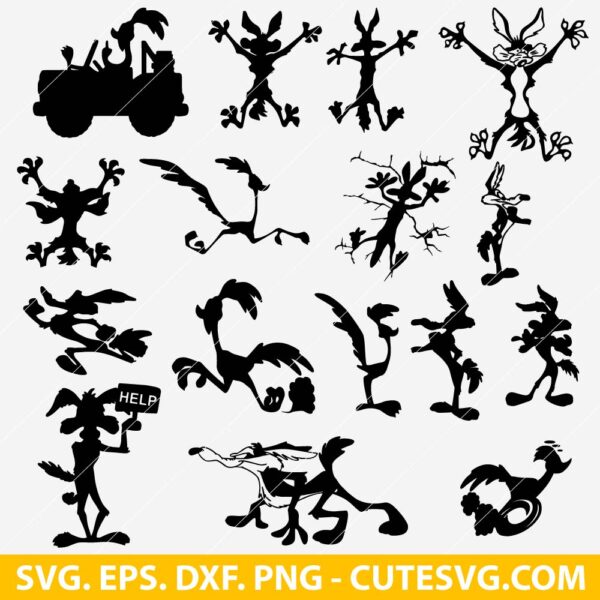 Wile E Coyte Svg cut file