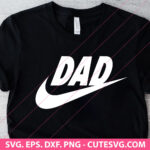 nike logo SVG, fathers day SVG, dad SVG, PNG, DXF, EPS, Cut Files for Cricut and SIlhouette - Instant Download