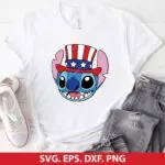 Stitch 4th of July SVG, Stitch Independence Day Svg, Lilo and Stitch 4th of July SVG, 4th of July Stitch SVG, Stitch Fourth of July Svg, Patriotic SVG