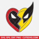 Deadpool SVG PNG DXF EPS Cutting Files for Cricut and Silhouette - Instant Download