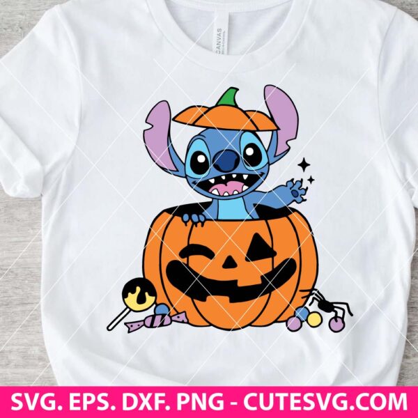 Disney Stitch Halloween SVG