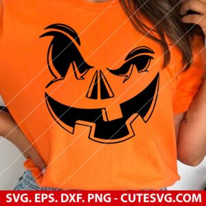 Halloween Pumpkin Face SVG