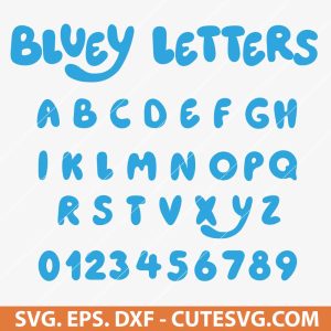 Bluey Font SVG