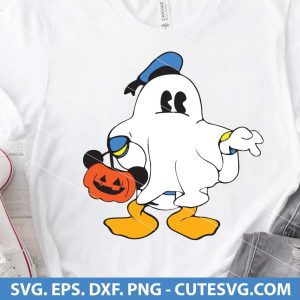 Donald Duck Ghost SVG