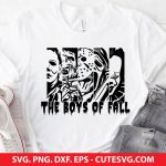 The Boys Of Fall SVG, Spooky Vibes Svg, Funny Halloween Shirt, Halloween Horror Movie SVG, PNG, DXF, EPS, Cut Files for Cricut, Silhouette