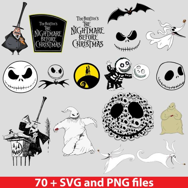 The Nightmare Before Christmas SVG