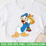 Donald Duck Christmas SVG, Donald Duck holiday design, Christmas SVG, Cricut Christmas SVG, Holiday SVG, Donald Duck t-shirt design