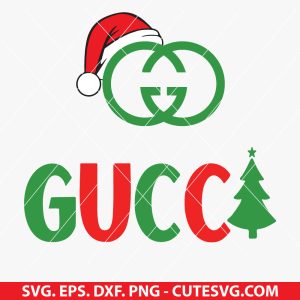 Gucci Christmas SVg