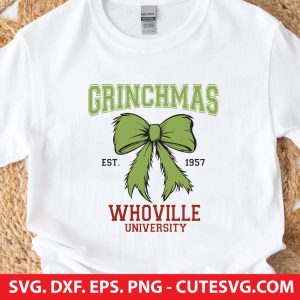 Grinchmas Whoville University SVG