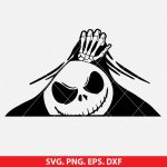 Jack Skellington car decal SVG, Nightmare Before Christmas car decal PNG, Halloween car decal SVG, Cricut Jack Skellington decal, Silhouette car decals, Pumpkin King car vinyl, DIY car stickers