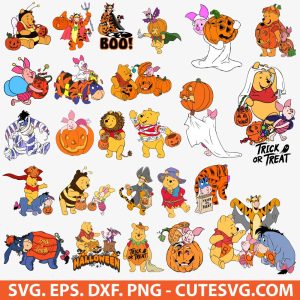 Winnie the Pooh Halloween SVG Bundle