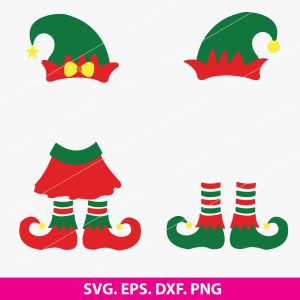 Boy and Girl Elf SVG