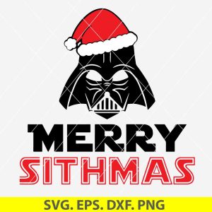 Darth Vader Merry Sithmas SVG