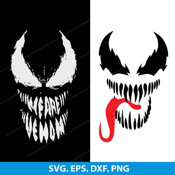 Venom Face SVG