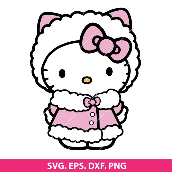 Hello Kitty Christmas SVG